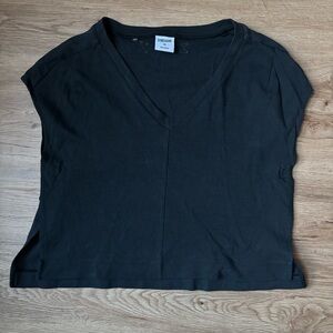 Gymshark black crop Women's Tee box utility t shirt top athleisure medium m